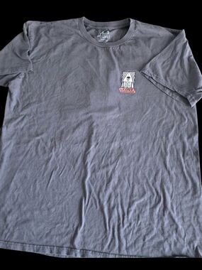 Lost Washed Gray Logo Tee